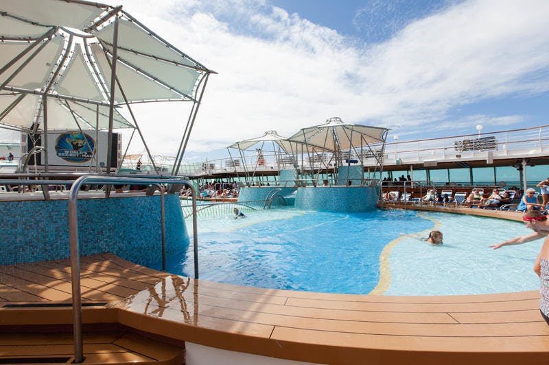 Main Pool on Royal Caribbean Grandeur of the Seas Cruise Ship Cruise