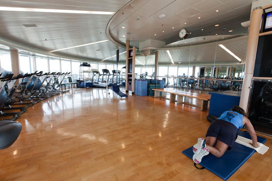 Fitness Center on Royal Caribbean Grandeur of the Seas Cruise Ship