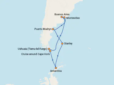 Celebrity Equinox Cruise Itinerary to South America on January 16, 2028