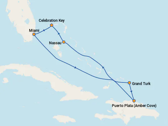 Best Carnival Cruises To Grand Turk 2026 2028 Itinerary 540x405 