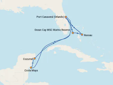 Msc Routes Best MSC Cruises 2026-2028
