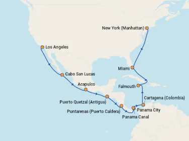 Norwegian Bliss Cruise Itinerary to Panama Canal & Central America on ...