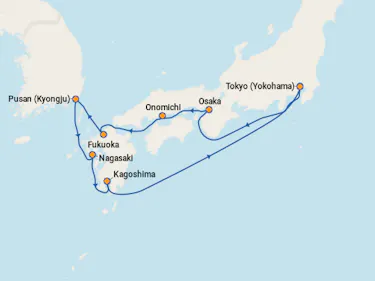 Luminara (Ritz Carlton) Cruise Itinerary to Asia on October 29, 2026