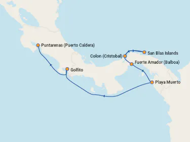 Colon Port Map Best South America Cruises from Colon 2026-2028