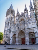 Rouen Cathedral in the morning before the crowds.
