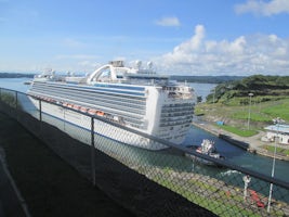 Princess partial transit Panama locks