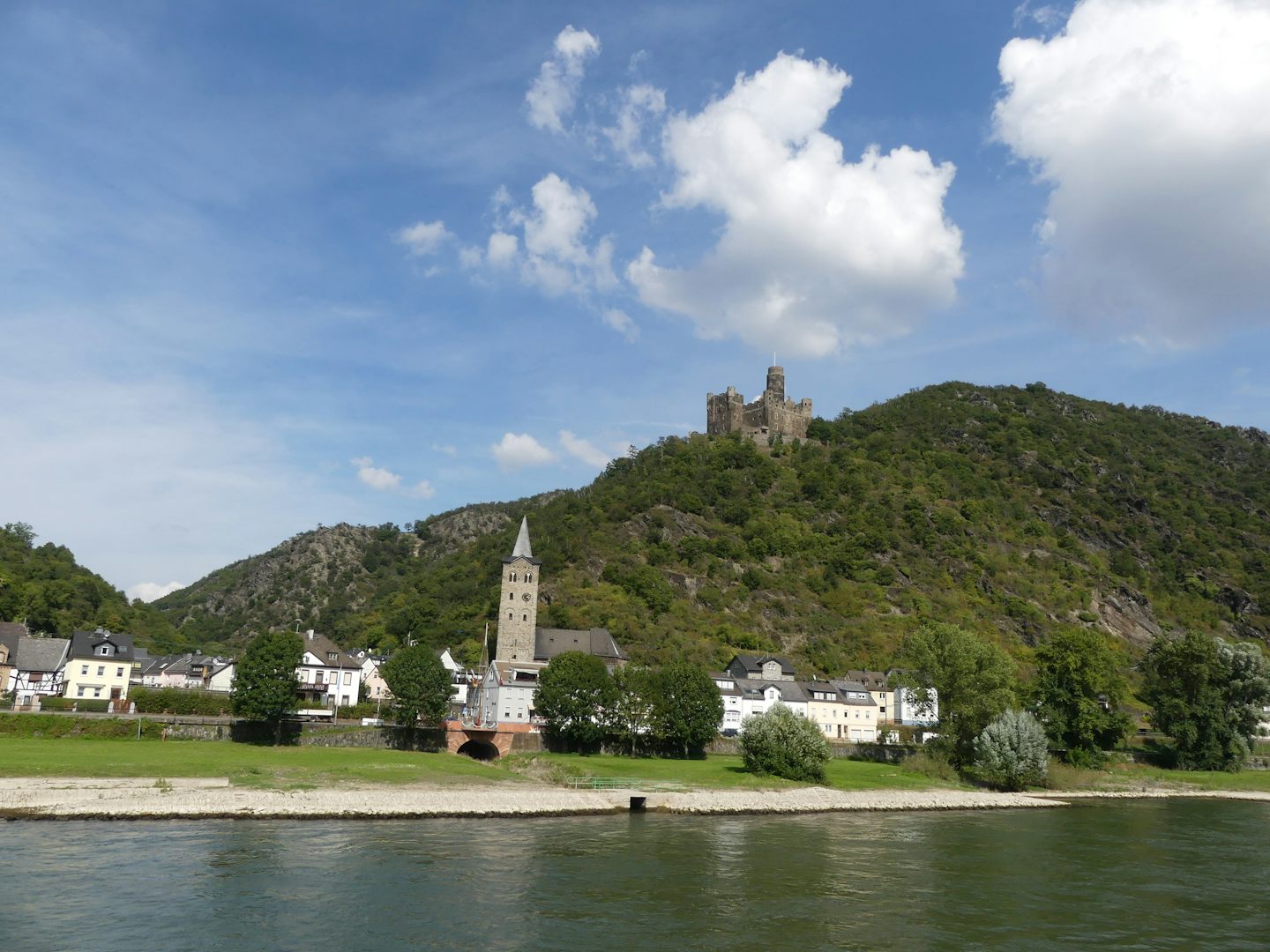 One of the scenic castles on the Rhine River