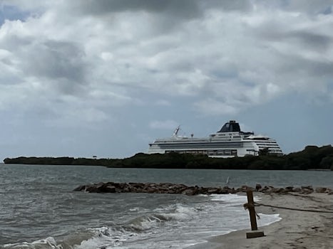 Ship view from Belize