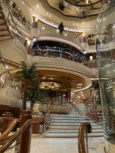 Atrium- stunning and such a central place on the ship.