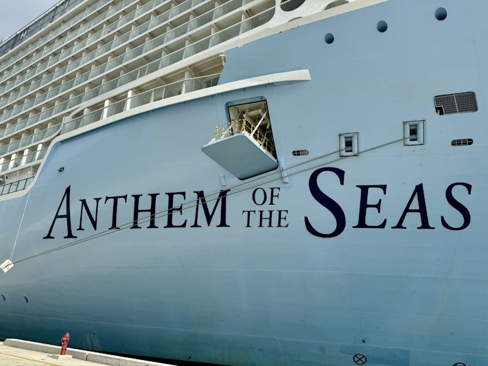 Anthem OtS when docked in Nassau on March 28th, 2024. 