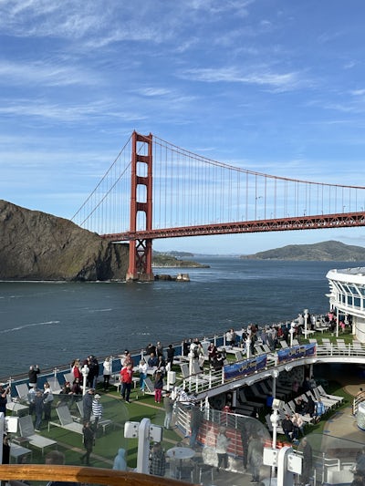 Sailing under the Golden Gate Bridge