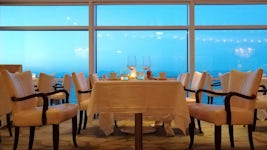 Restaurant Blu for Aqua Class guests, deck 5