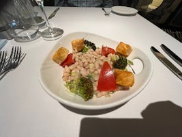 My appetizer on the last night of the cruise served in Angelo's