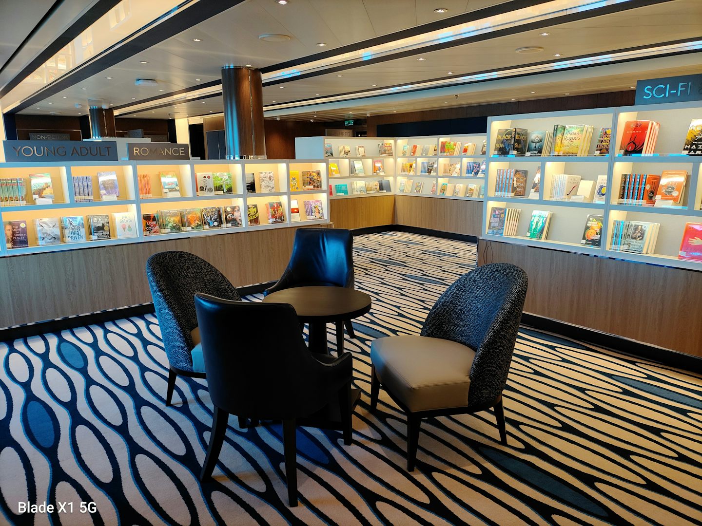 Library on the MS Rotterdam