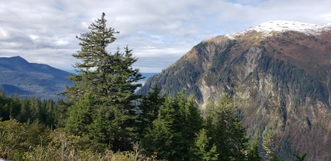 From the top of Mt Roberts, looking North to Mt. Juneau