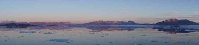 Stunning Spitsbergen landscape, taken early in the morning