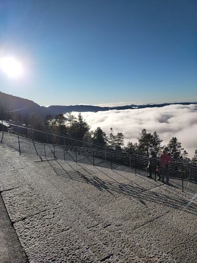 Above the clouds at Bergen