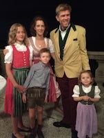 An unexpected visit to the Klam Castle in upper Austria.  We were able to meet with the Count & Countess and their children.  The Castle has been in their family since the 11th century, I believe.  They actually live there and love to welcome people personally to their home.  It was a lovely evening!