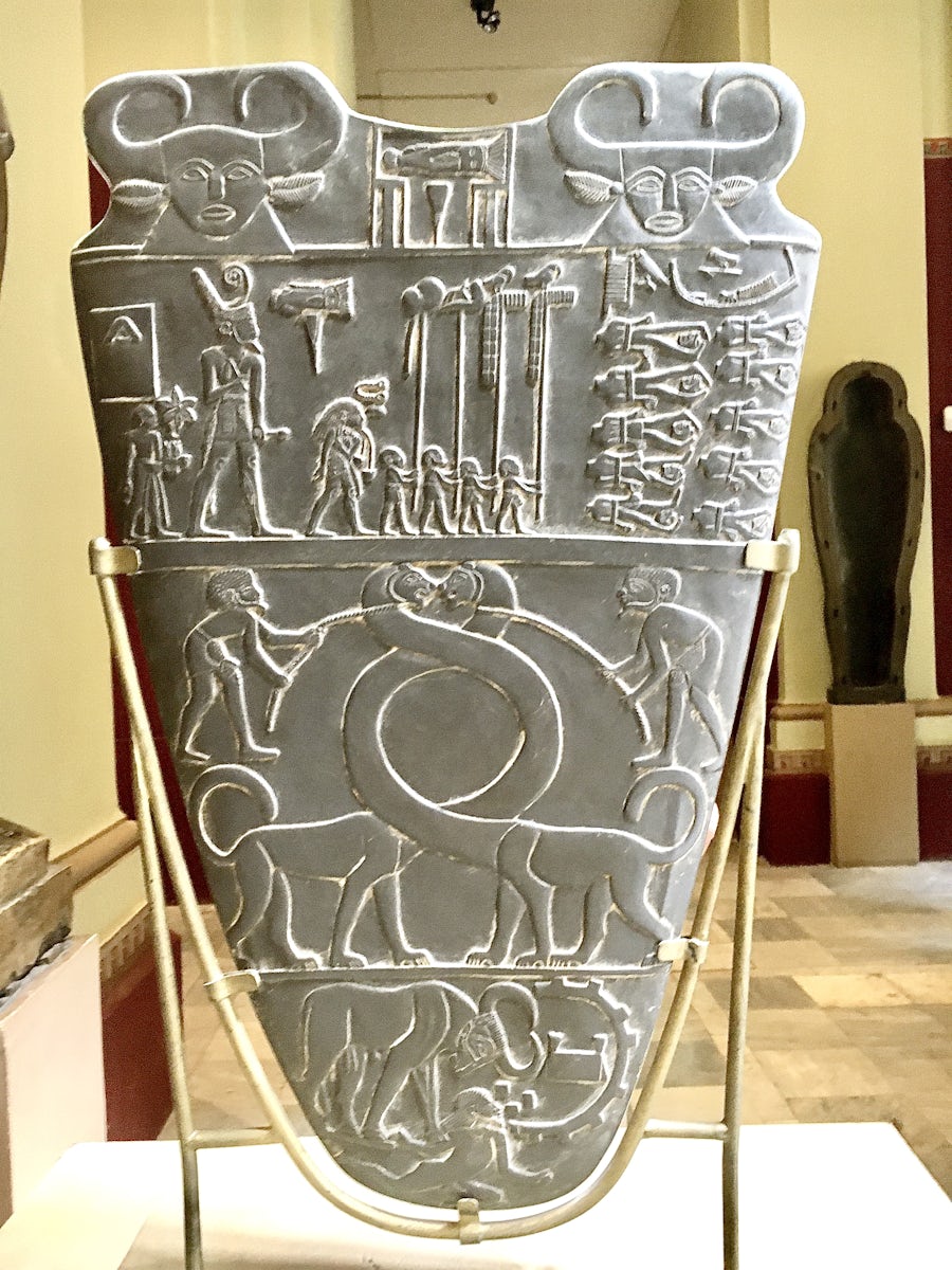 Narmer Palette in Cairo Museum