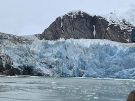 North Sawyer Glacier from the small boat tour from the ship