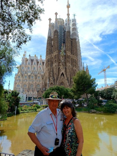 This was our last port of call; Barcelona. We did the Iconic Barcelona tour which included a stop at this magnificant Cathedral.