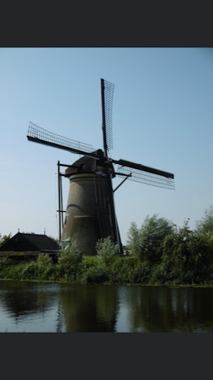 Windmill in Kinderdijk, Netherlands. 
Astonishing to see how they function!