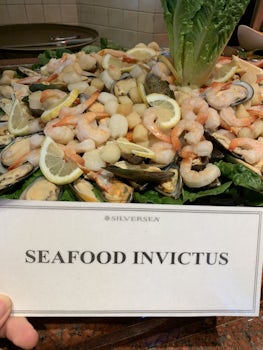 Pile of seafood at seafood invictus event