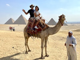 Iconic photo at Giza.
