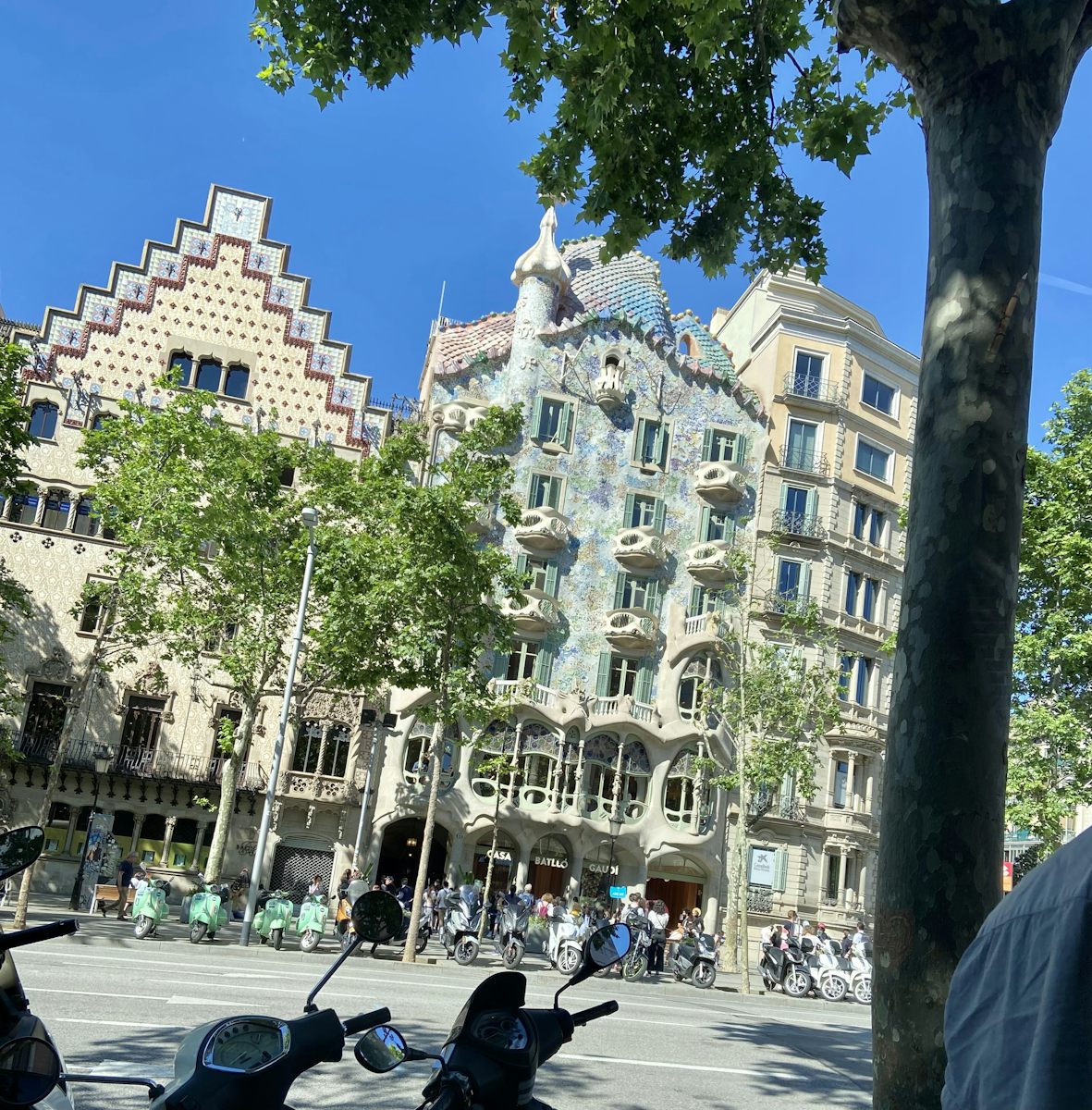 Gaudi houses in Barcelona 