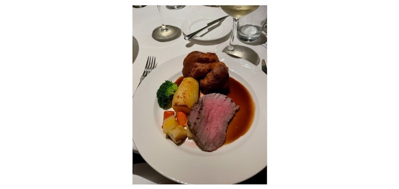 evening meal - main Beef and yorkshire pudding