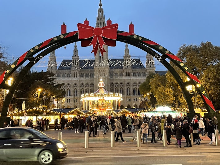Christmas Market in Vienna, Austria. 