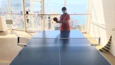 ping pong on the NCL Bliss