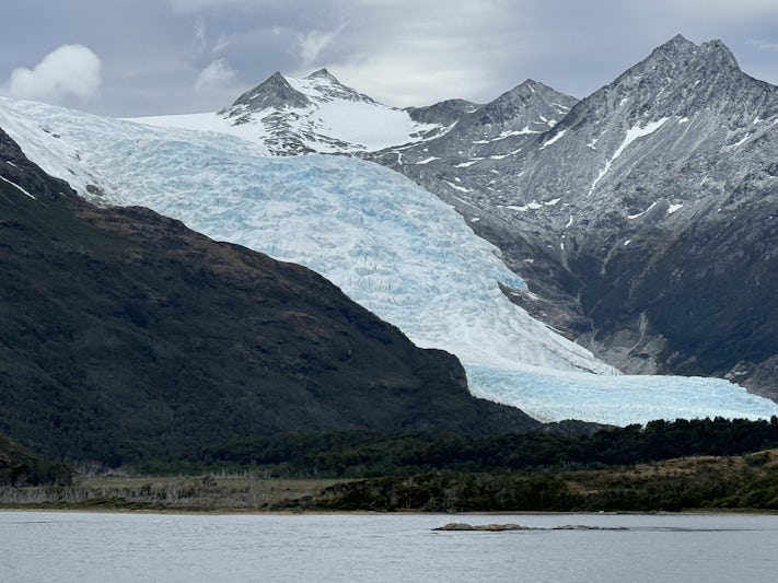 A glacier in the Tierra del Fuego region of Southern Chile.