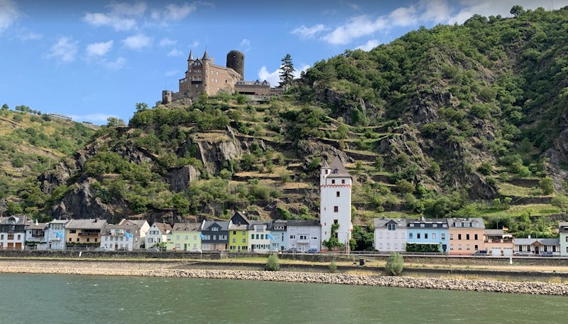 I believe this is Marksburg Castle - view from our ship. 