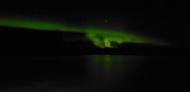 Northern Lights seen near Glacier Bay Alaska