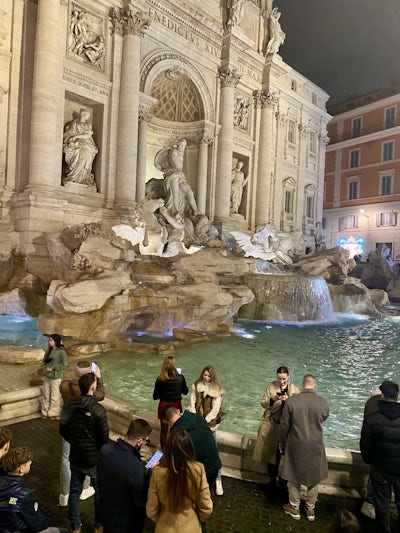 The famous Trevi Fountain