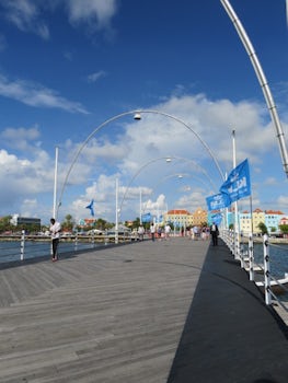 Curacao's floating bridge