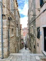 The streets of Dubrovnik. Definitely got our steps in!