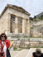 The treasury in the Delphi ruins