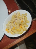 This is the macaroni I received in the main dining room for dinner one night 