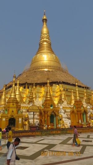 Famous pagoda in Yangoon