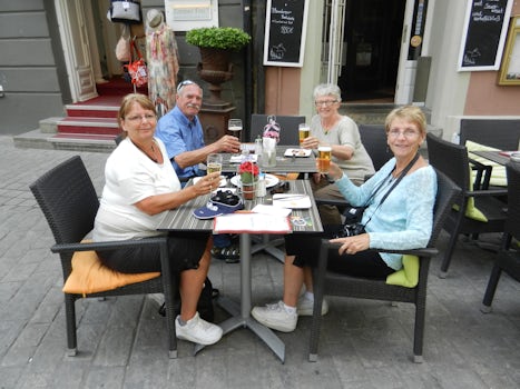 Nice balance of escorted tours and free time to enjoy a beverage.