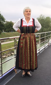 Lady in Austrian costume.
