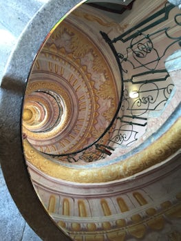 Spiral staircase in Melk Abbey