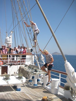 Climbing the rigging - optional!