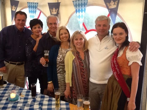 Pre-Oktoberfest with new friends/fellow cruisers.