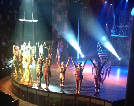 Performance with Cirque de Soleil