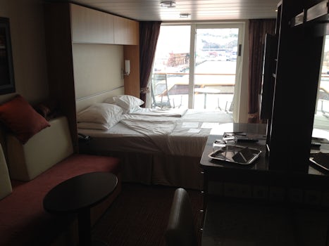 Our cabin looking out (starboard side)