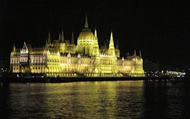 Budapest Parliament Building-night