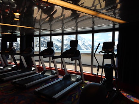 View from the fitness center